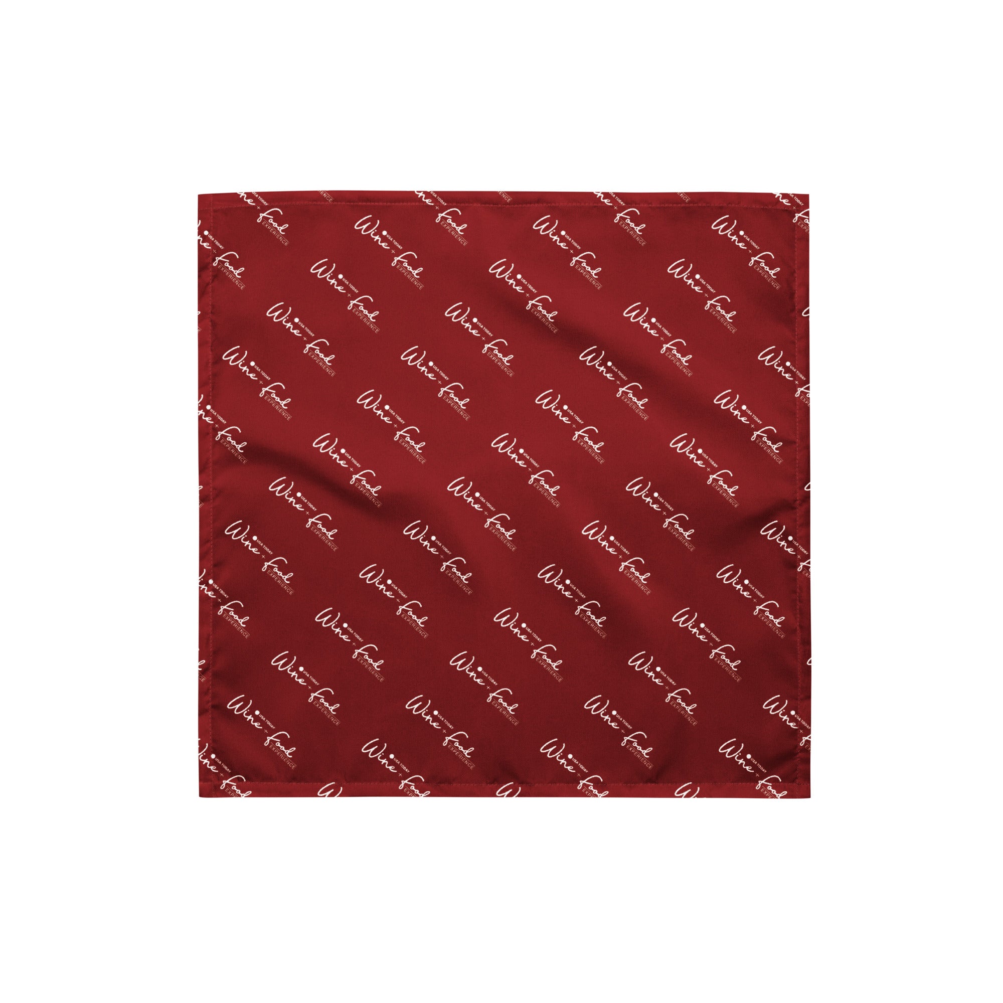 Wine & Food Red Bandana