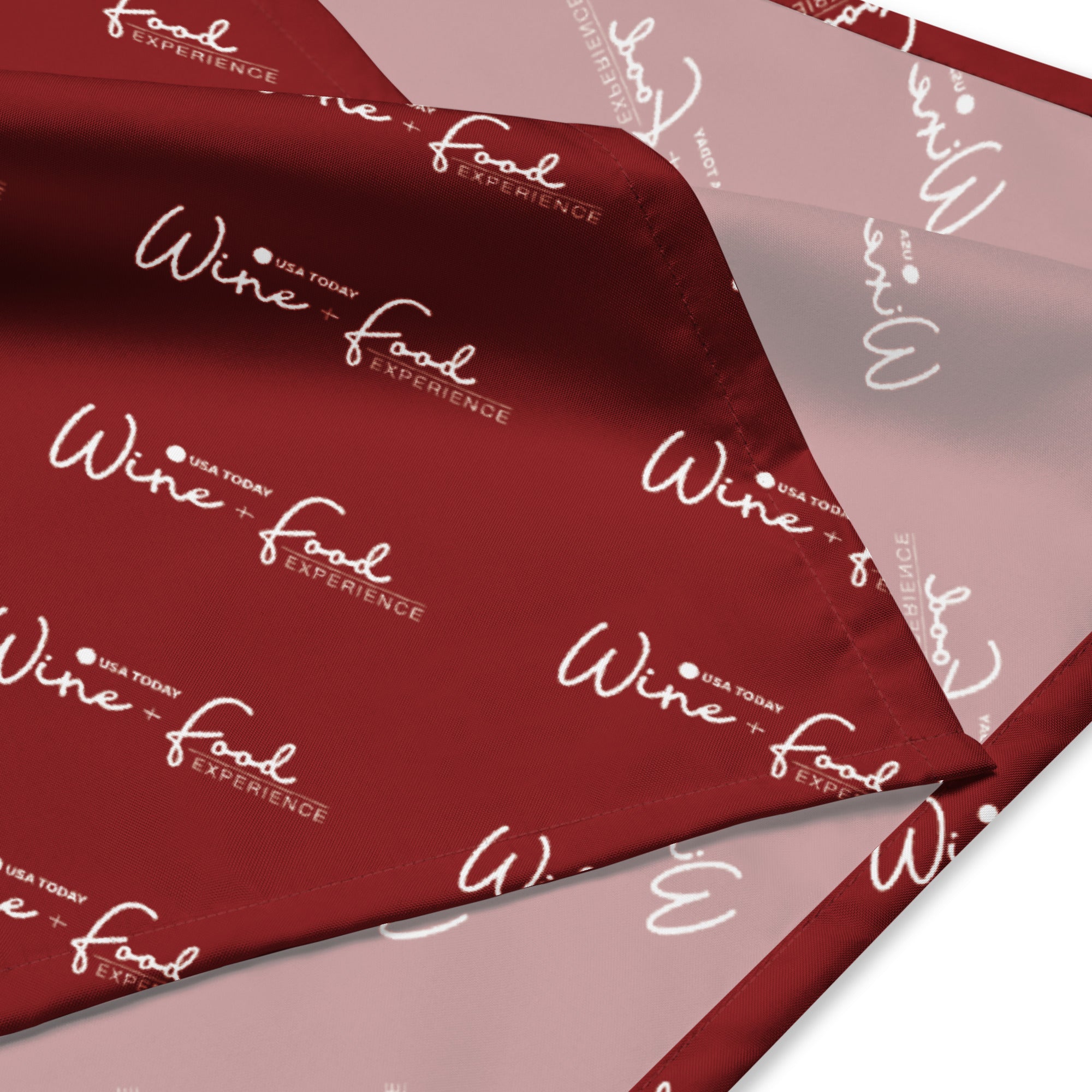 Wine & Food Red Bandana