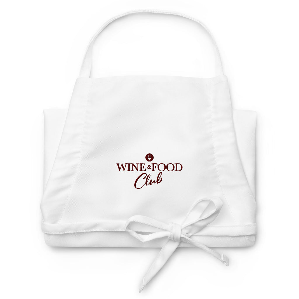 Wine & Food Club Embroidered Apron