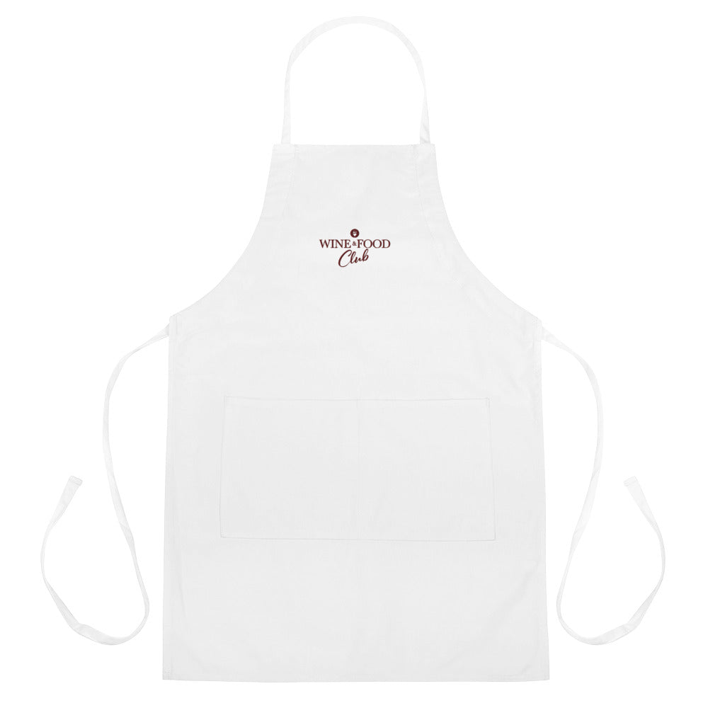 Wine & Food Club Embroidered Apron