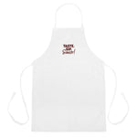 Taste Sip Savor Embroidered Apron