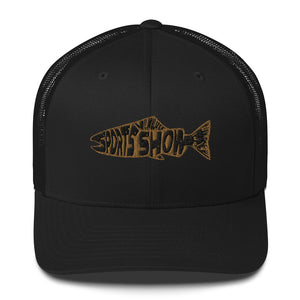 Black Trucker Cap