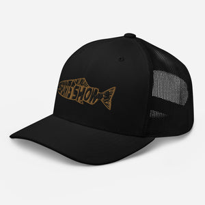 Black Trucker Cap