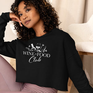 Wine & Food Club Crop Sweatshirt