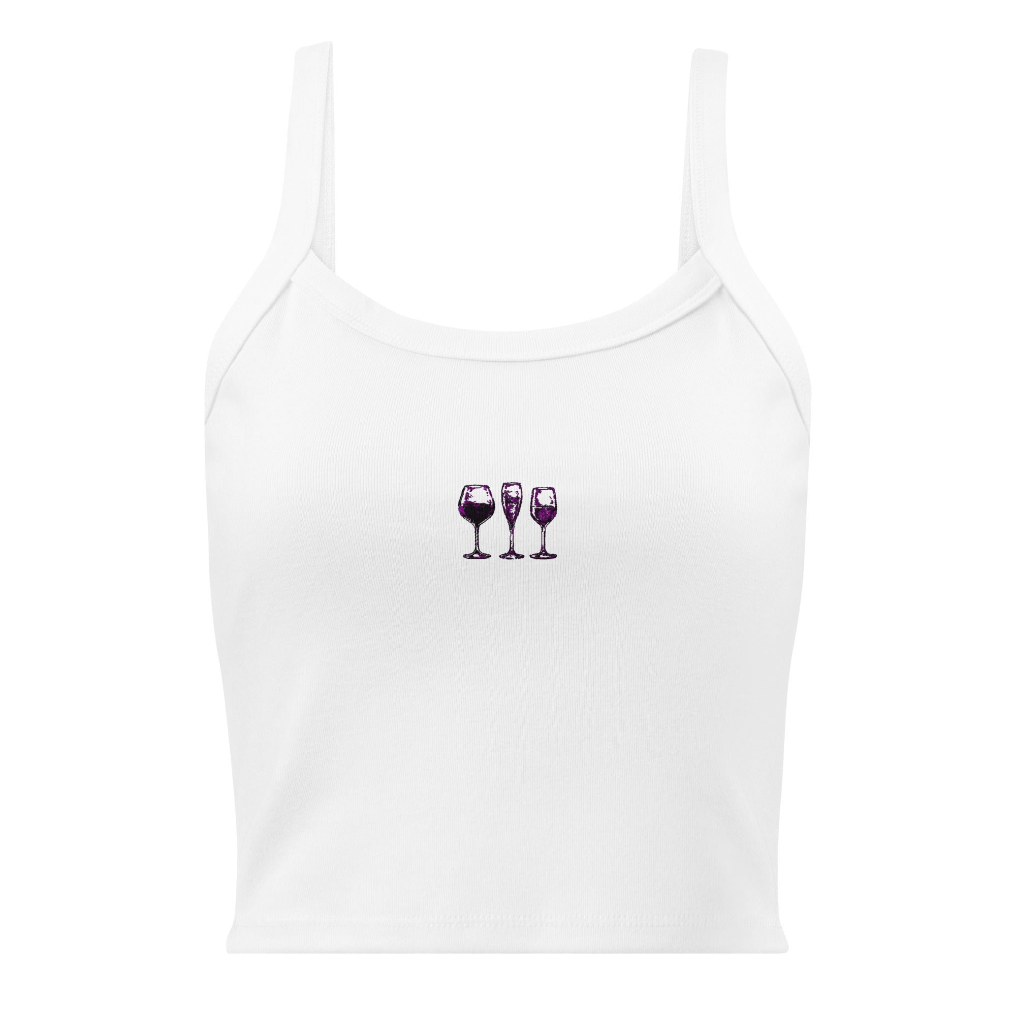 Wine Glasses Ribbed Tank